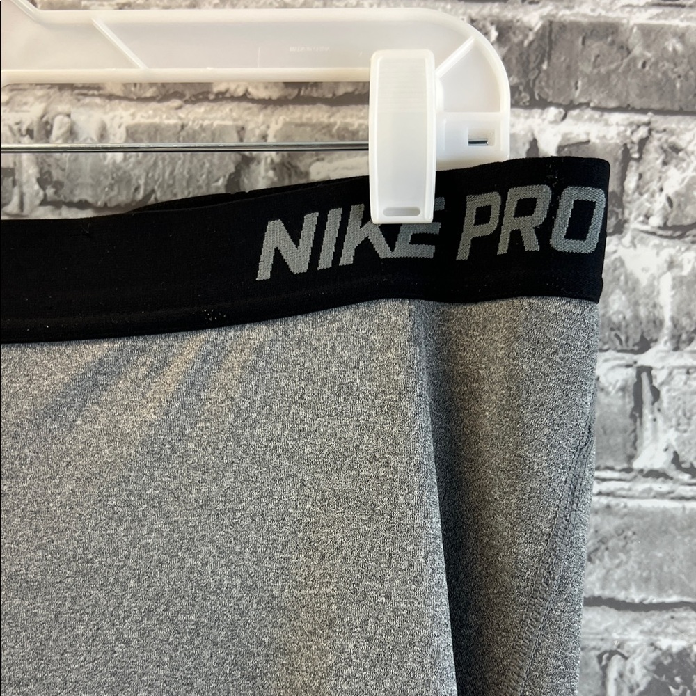 Nike Pro Heather Gray Leggings - image 3